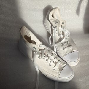 No Boundaries White Canvas Sneakers 9